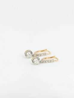 Dormeuses Anciennes En Or, Argent Et Diamants 17 Dormeuses Anciennes En Or, Argent Et Diamants -Castafiore Boutique dormeuses anciennes en or argent et diamants 323559