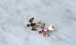 Dormeuses Colombes Grenats De Perpignan -Castafiore Boutique dormeuses colombes grenats de perpignan 719598