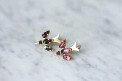 Dormeuses Colombes Grenats De Perpignan -Castafiore Boutique dormeuses colombes grenats de perpignan 872133