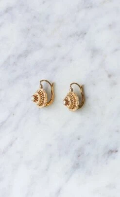 Dormeuses En Or Jaune Et Perles Fines 12 Dormeuses En Or Jaune Et Perles Fines -Castafiore Boutique dormeuses en or jaune et perles fines 987107