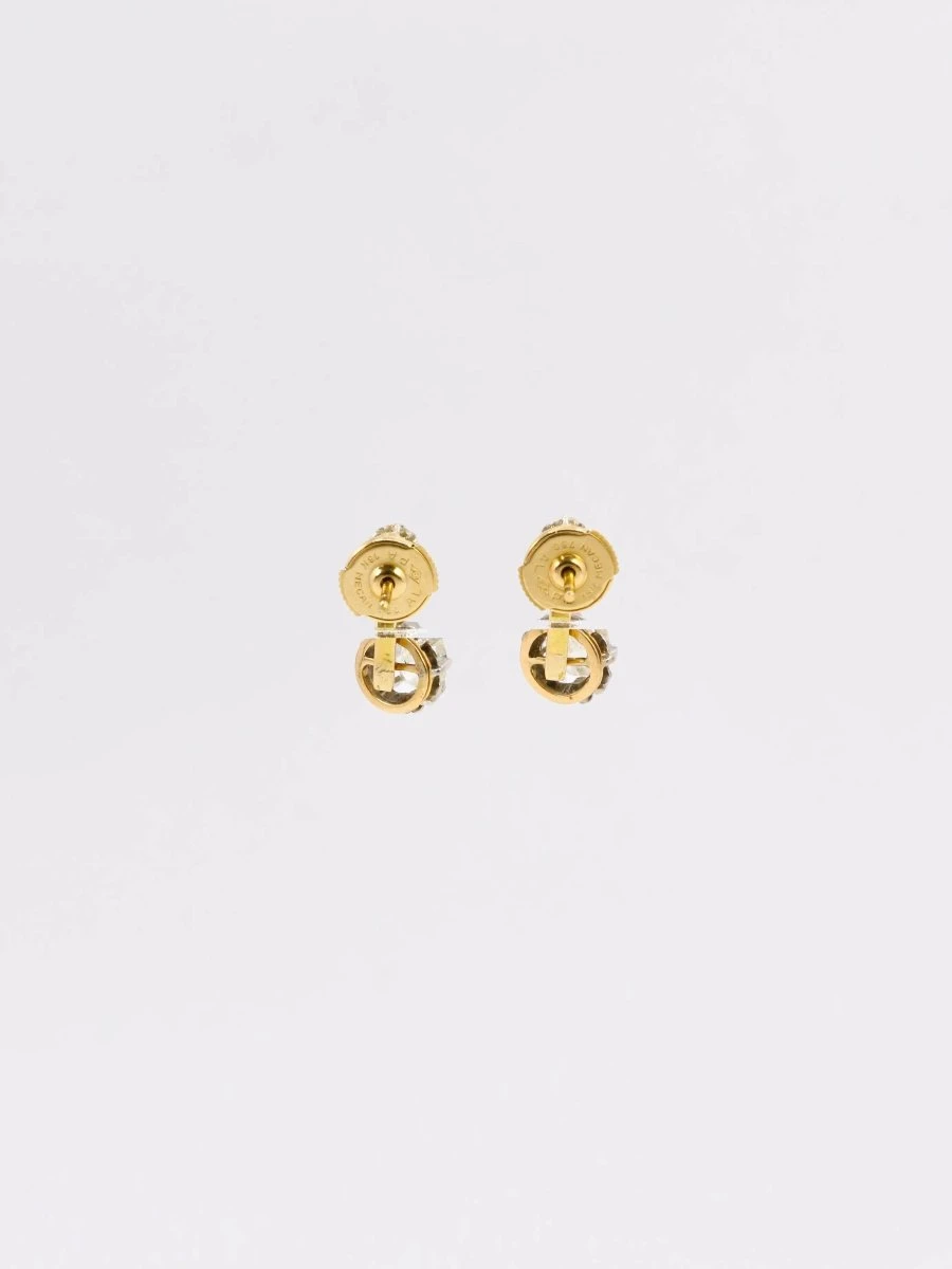 Dormeuses Or Diamants Coussin Taille Ancienne 1,5 Ct 3 Dormeuses Or Diamants Coussin Taille Ancienne 1,5 Ct – Image 3