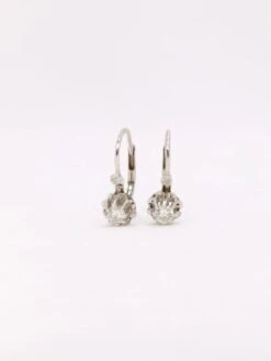 Dormeuses Vintage Diamants 0,3 Ct -Castafiore Boutique dormeuses vintage diamants 03 ct 936626