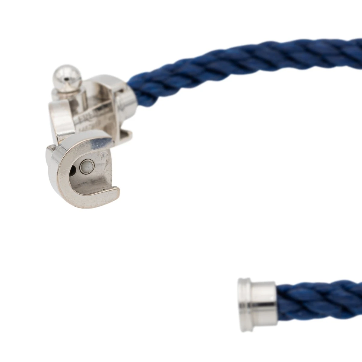 Bracelet FRED "Force 10" Manille En Or Blanc GM 7 Bracelet FRED "Force 10" Manille En Or Blanc GM – Image 7