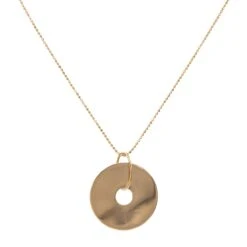 Ginette NY Collier Pendentif Donut On Chain Or Rose -Castafiore Boutique ginette ny collier pendentif donut on chain or rose 488064