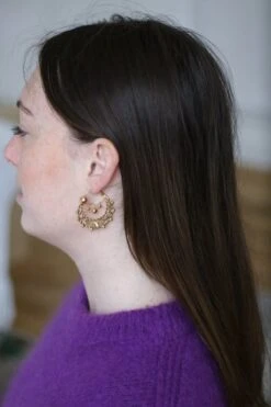 Grandes Créoles Savoyardes En Or -Castafiore Boutique grandes creoles savoyardes en or 142172