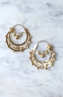 Grandes Créoles Savoyardes En Or -Castafiore Boutique grandes creoles savoyardes en or 519429