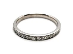 Mauboussin Bague Demi Alliance Lovissime Aussi Or Blanc Diamant