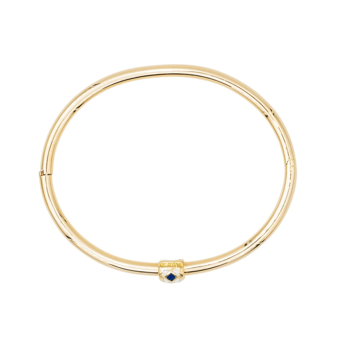 Bracelet Jonc MAUBOUSSIN En Or Jaune Et émail 3 Bracelet Jonc MAUBOUSSIN En Or Jaune Et émail – Image 3