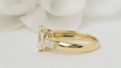 Bague En Or Jaune Et Diamant Coussin 2cts Certifié -Castafiore Boutique mc 0R 49v4Yp