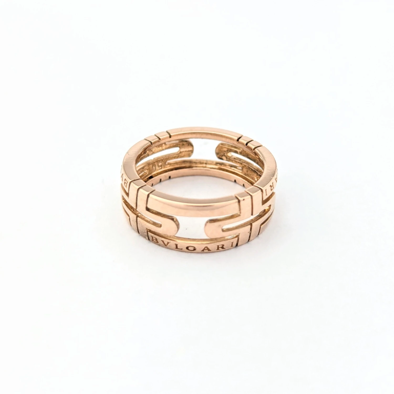 Bague Bulgari Parentesi Or Rose 2 Bague Bulgari Parentesi Or Rose – Image 2