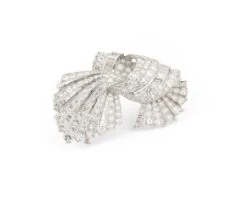 Broche En Or Gris Et Diamants -Castafiore Boutique mc 8UDQohIGO