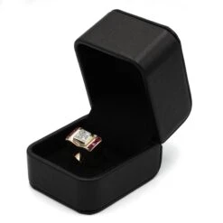 Bague TANK - Or, Diamants Et Rubis -Castafiore Boutique mc Ai5FJPsXoD