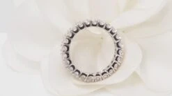 Bague Alliance Tour Complet En Or Blanc Et Diamants 1,20ct -Castafiore Boutique mc E27D2mdlM