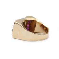 Bague TANK - Or, Diamants Et Rubis -Castafiore Boutique mc EFFHBwUMdY