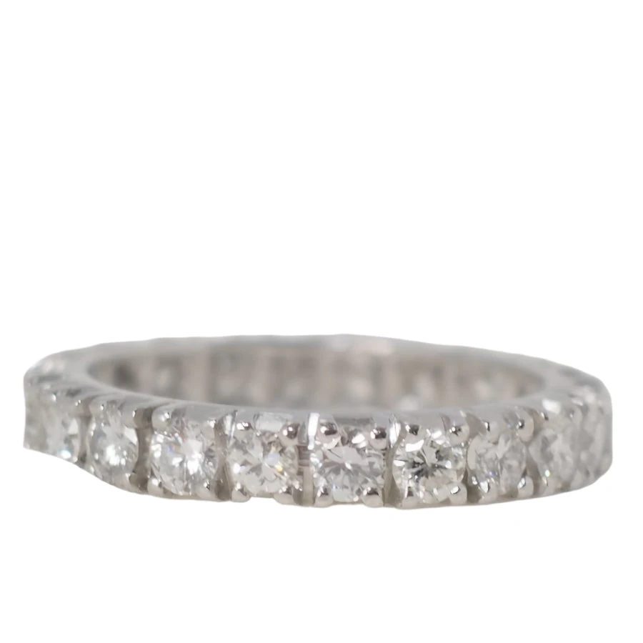 Alliance Tour Complet En Platine Et Diamants 2 Alliance Tour Complet En Platine Et Diamants – Image 2