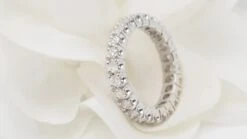 Bague Alliance Tour Complet En Or Blanc Et Diamants 1,20ct -Castafiore Boutique mc Ex53VoFYU
