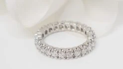 Bague Alliance Tour Complet En Or Blanc Et Diamants 1,20ct -Castafiore Boutique mc JYig7crQQ