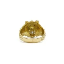 Bague Chevalière Lion En Or Jaune, Rubis Et Diamants -Castafiore Boutique mc R6XEIcGS4