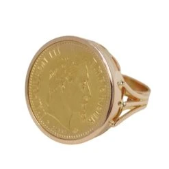 Bague Chevalière Pièce Napoléon III En Or Jaune 11 Bague Chevalière Pièce Napoléon III En Or Jaune -Castafiore Boutique mc Tk9n1CDyT
