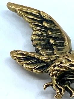 Broche En Or 18 Carats : Aigle Tenant Un Diamant Dans Son Bec, Vers 1880 -Castafiore Boutique mc e46lHk82I