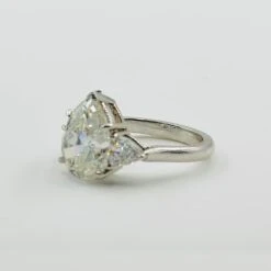 Bague En Or Blanc Sertie D'un Diamantpoire -Castafiore Boutique mc f12sp9Ijy