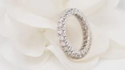 Bague Alliance Tour Complet En Or Blanc Et Diamants 1,20ct -Castafiore Boutique mc fPXPRp5 D