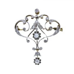 Broche - Or & Diamants
