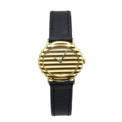 Montre PIAGET "Tanagra" En Or Jaune Et Cuir