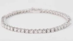 Bracelet Rivière En Or Blanc Et Diamants 3,20cts -Castafiore Boutique mc sF8odNyIBA