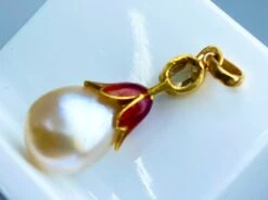 Pendentif Perle Fine , Diamant ,or ,époque Vers 1900 -Castafiore Boutique mc sUA5S4vXC9 21767b3f 6160 4ed5 95c9 9834fa511388