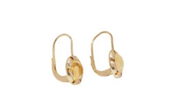 Boucles D'oreilles Dormeuses CHAUMET "Class One Croisière" En Or Jaune, Citrines Et Diamants -Castafiore Boutique mc t5abm1OBI