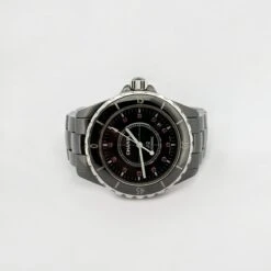 Montre Automatique CHANEL "J12" En Céramique Noire Et Rubis -Castafiore Boutique montre automatique chanel j12 en ceramique noire et rubis 924748
