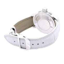 Miller Montre Automatique JAEGER LECOULTRE "Lady Diving Chrono Date" En Acier, Argent Cuir Et Diamants -Castafiore Boutique montre automatique jaeger lecoultre lady diving chrono date en acier argent cuir et diamants 151211