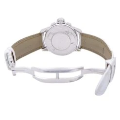 Miller Montre Automatique JAEGER LECOULTRE "Lady Diving Chrono Date" En Acier, Argent Cuir Et Diamants -Castafiore Boutique montre automatique jaeger lecoultre lady diving chrono date en acier argent cuir et diamants 579191