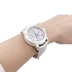 Miller Montre Automatique JAEGER LECOULTRE "Lady Diving Chrono Date" En Acier, Argent Cuir Et Diamants -Castafiore Boutique montre automatique jaeger lecoultre lady diving chrono date en acier argent cuir et diamants 898227