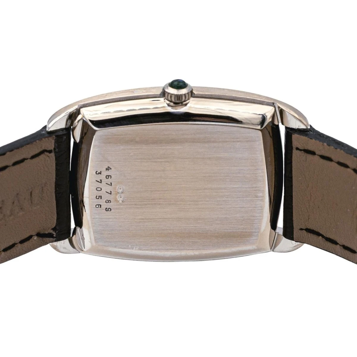 Montre BAUME & MERCIER En Or Blanc, Saphir Et Cuir 6 Montre BAUME & MERCIER En Or Blanc, Saphir Et Cuir – Image 6