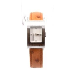 Montre BOUCHERON "Reflet" En Cuir, Quartz Et Saphir