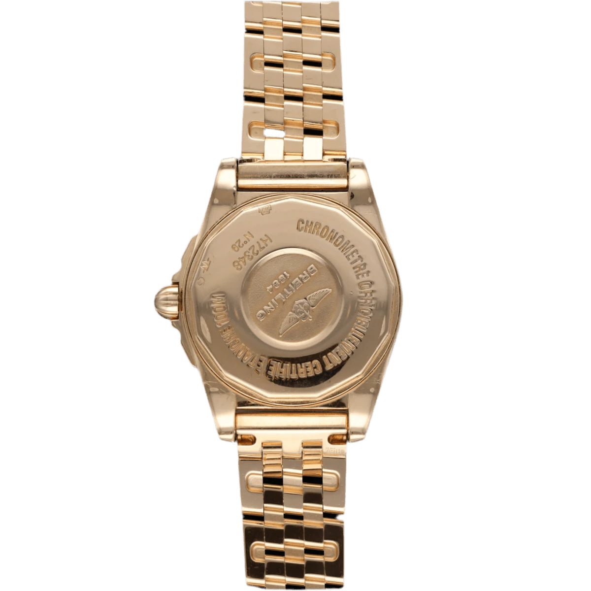 Montre BREITLING "Lady Galactic" En Or Rose, Nacre, Quartz Et Diamant 4 Montre BREITLING "Lady Galactic" En Or Rose, Nacre, Quartz Et Diamant – Image 4