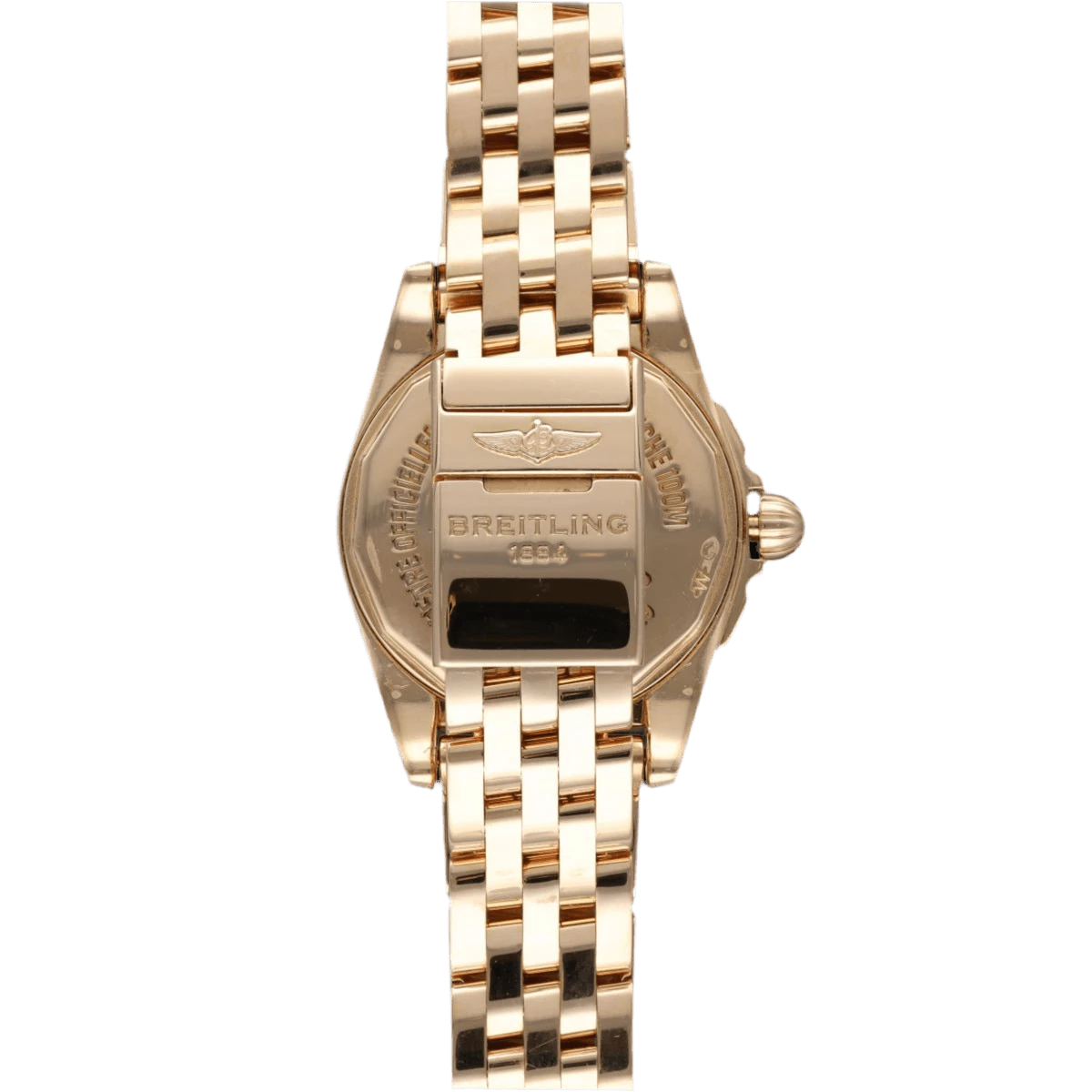 Montre BREITLING "Lady Galactic" En Or Rose, Nacre, Quartz Et Diamant 3 Montre BREITLING "Lady Galactic" En Or Rose, Nacre, Quartz Et Diamant – Image 3