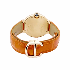 Miller Montre CARTIER "Ballon Bleu" En Or Jaune, Or Rose, Argent, Cuir Et Diamants -Castafiore Boutique montre cartier ballon bleu en or jaune or rose argent cuir et diamants 314191