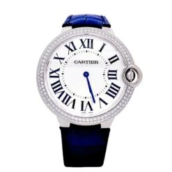Miller Montre CARTIER "Ballon Bleu" Or Blanc Et Diamants