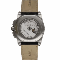 Montre CARTIER "Calibre Chronographe" En Acier 8 Montre CARTIER "Calibre Chronographe" En Acier -Castafiore Boutique montre cartier calibre chronographe en acier 652070