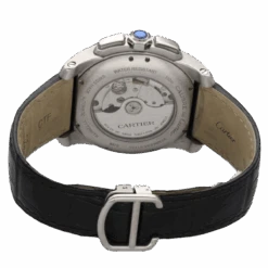 Montre CARTIER "Calibre Chronographe" En Acier 9 Montre CARTIER "Calibre Chronographe" En Acier -Castafiore Boutique montre cartier calibre chronographe en acier 672114