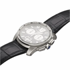 Montre CARTIER "Calibre Chronographe" En Acier 10 Montre CARTIER "Calibre Chronographe" En Acier -Castafiore Boutique montre cartier calibre chronographe en acier 761086
