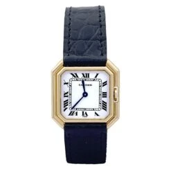 Miller Montre CARTIER "Ceinture" En Or Jaune Et Cuir