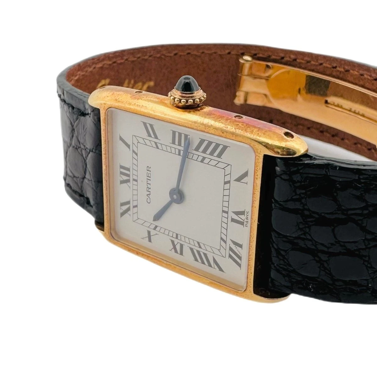 Montre CARTIER TANK Arrondie En Or Jaune 3 Montre CARTIER TANK Arrondie En Or Jaune – Image 3