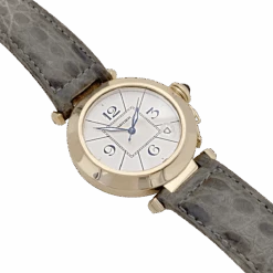 Miller Montre CARTIER "Pasha" En Or Jaune Et Cuir -Castafiore Boutique montre cartier pasha en or jaune cuir 266559