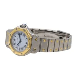 Montre CARTIER "Santos Octogonale" En Or Jaune Et Acier -Castafiore Boutique montre cartier santos en acier 111304