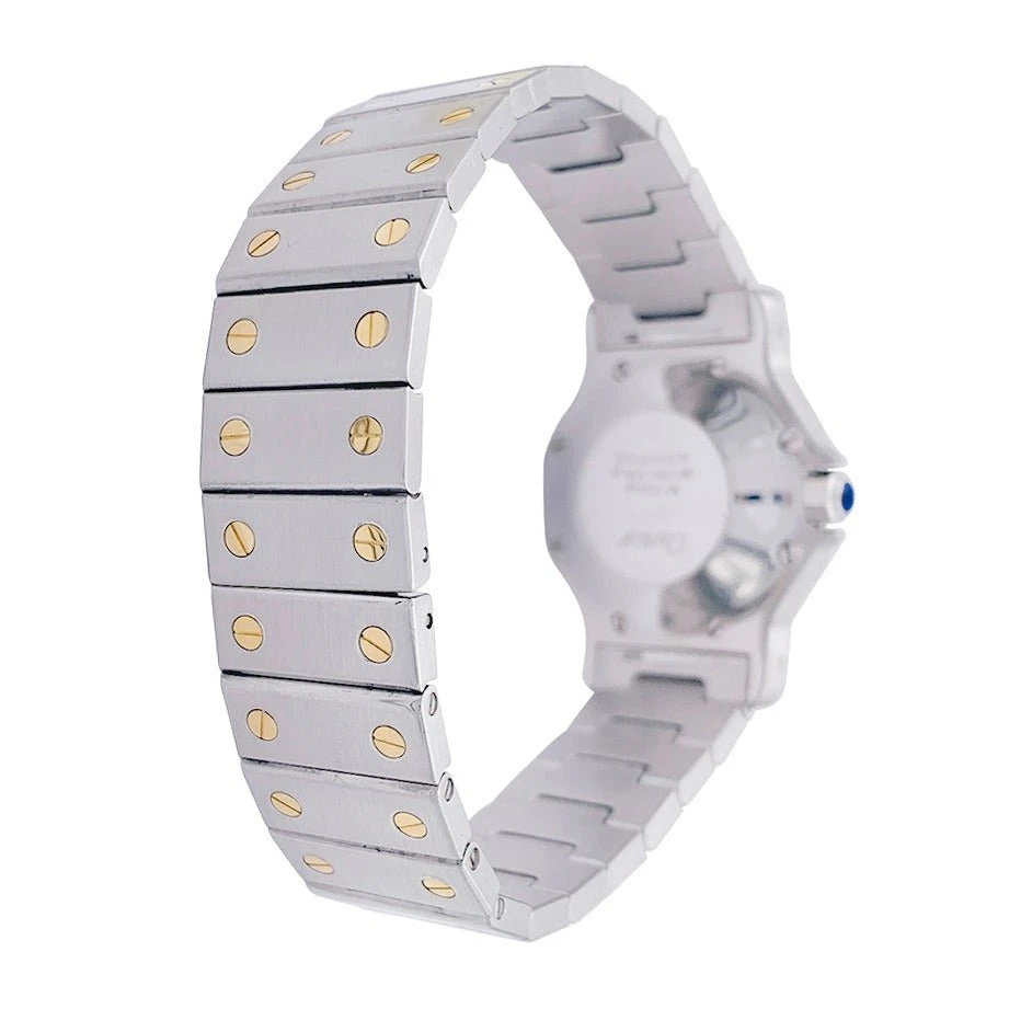 Miller Montre CARTIER "Santos Octogonale" En Acier Et Or Jaune 4 Miller Montre CARTIER "Santos Octogonale" En Acier Et Or Jaune – Image 4