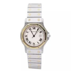 Miller Montre CARTIER "Santos Octogonale" En Acier Et Or Jaune